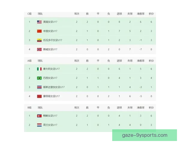 世界杯积分榜最新战况解析与球队排名变化全览